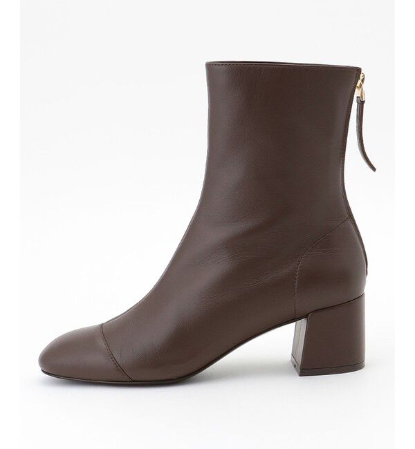 自由区「【SHIHOさん着用・秋から春まで履ける】ストレッチショート ブーツ」|ショートブーツ|