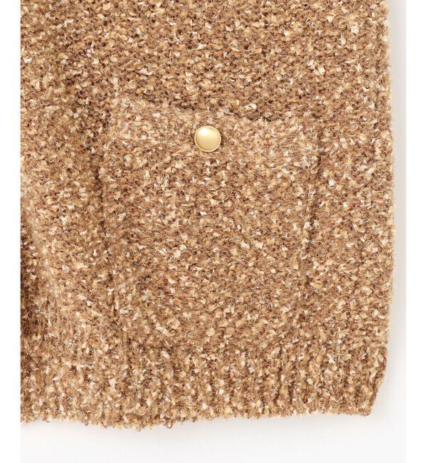 自由区「【カタログ掲載】ラメファンシーツイード カーディガン」|カーディガン|