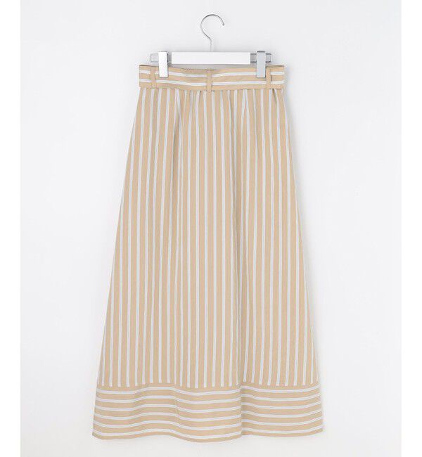 自由区「【SHIHOさん着用】ビスコースナイロンドビーストライプ スカート」|スカート|