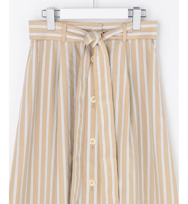 自由区「【SHIHOさん着用】ビスコースナイロンドビーストライプ スカート」|スカート|