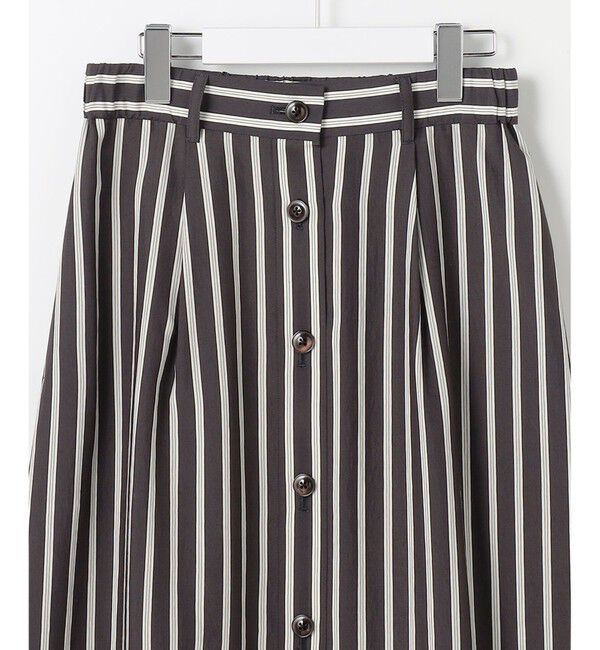 自由区「【SHIHOさん着用】ビスコースナイロンドビーストライプ スカート」|スカート|