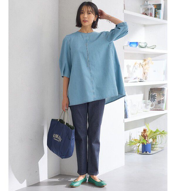 23区「【CLASSY.6月号掲載】23区DENIM ボーイフィット パンツ」|デニム|