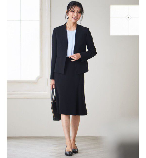 23区「【洗える】シルキーデシン ボールチェーン カットソー」|Tシャツ・カットソー|