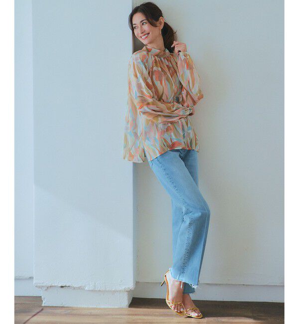 23区「【RED CARD TOKYO&times;23区】デニム フレアパンツ」|デニム|