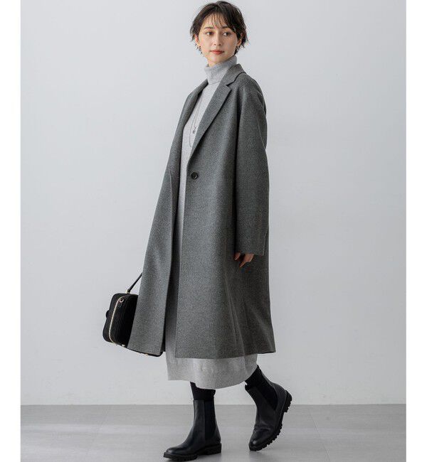 23区「ウールカシミヤビーバー チェスター コート」|チェスターコート|