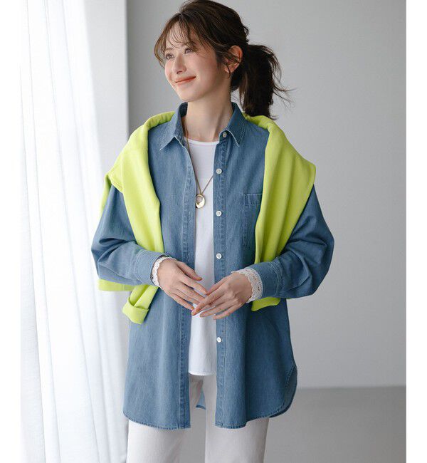 23区「ライトダンガリー デニムシャツ」|シャツ・ブラウス|ﾀｰｺｲｽﾞ