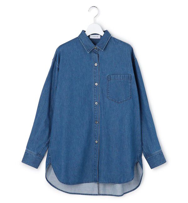 23区「ライトダンガリー デニムシャツ」|シャツ・ブラウス|