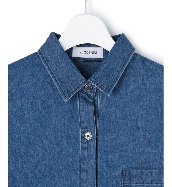23区「ライトダンガリー デニムシャツ」|シャツ・ブラウス|