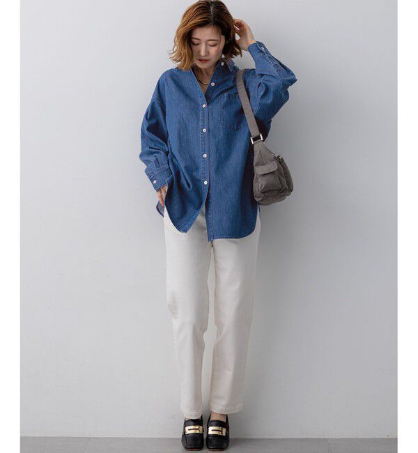 23区「ライトダンガリー デニムシャツ」|シャツ・ブラウス|