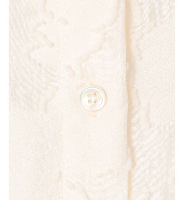 23区「【SLOW/一部店舗限定】カットジャカード シャツ」|シャツ・ブラウス|