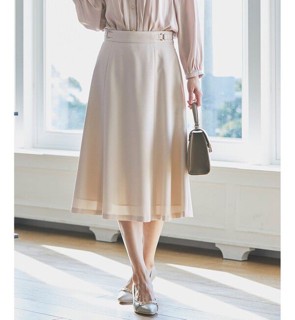 ANY SIS「【セットアップ対応】褒めらレディフレア スカート」|スカート|アイボリー