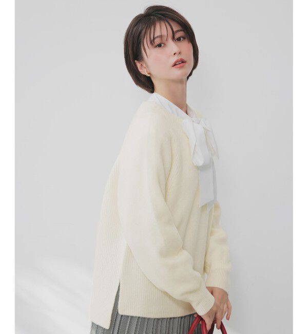 ANY SIS「ボートネックAir ニット」|ニット・セーター|