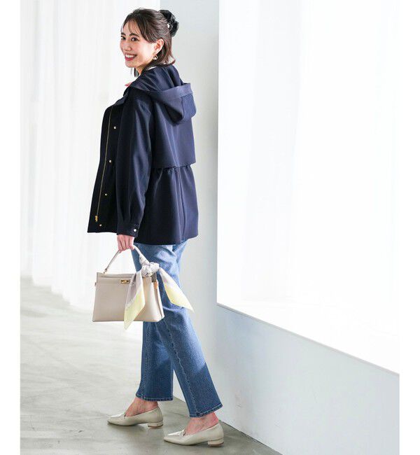 ANY SIS「【2WAY】エレカジストレッチ フーデットハーフ アウター」|その他|