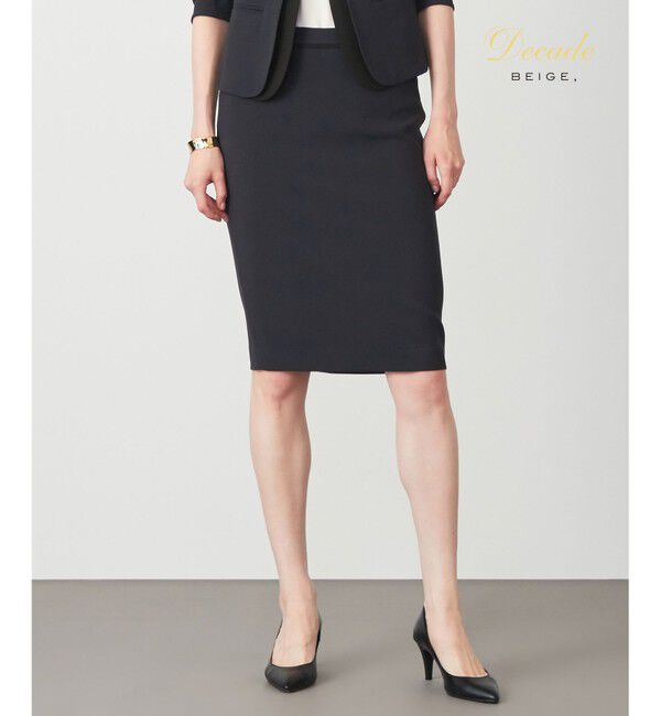 BEIGE,「CINDY / タイトスカート」|スカート|Navy&times;Black
