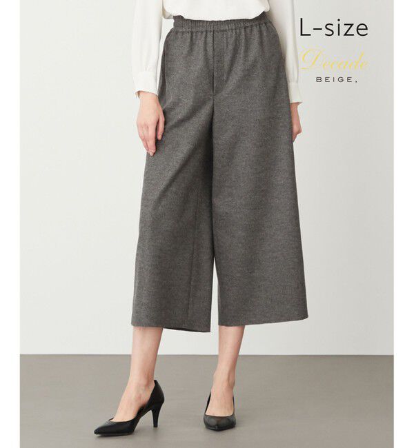 BEIGE,「【L-size】CORBY / ワイドパンツ」|その他|C.Gray