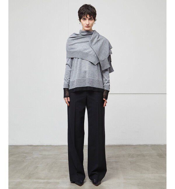 BEIGE,「【洗える】LA MONNAIE / ショールニット」|マフラー|