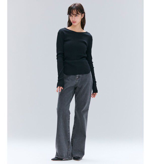 BEIGE,「【洗える・Oggi 11月号掲載】NAVIGLIO / フレアシルエットデニムパンツ」|デニム|