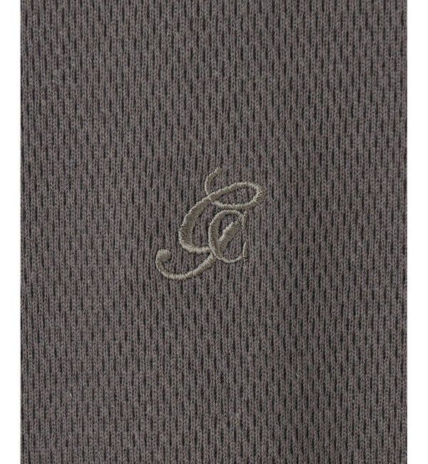  「ロゴ刺繍ハニカムノースリーブ」|Tシャツ・カットソー|