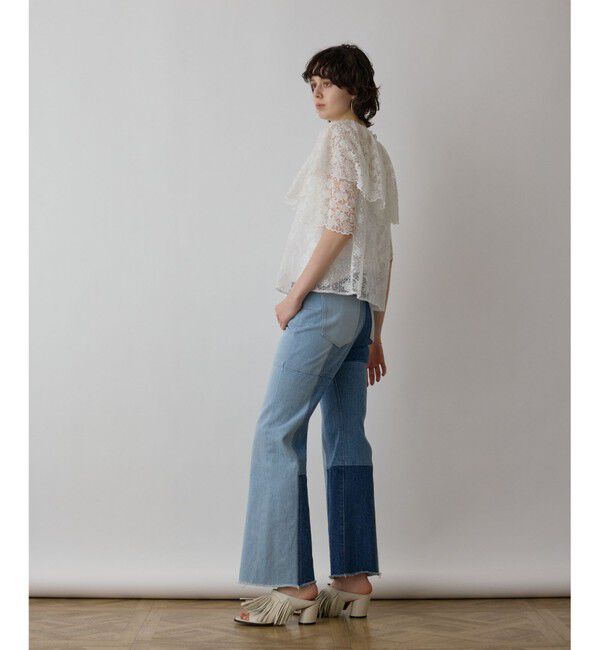 GRACE CONTINENTAL「レースケープブラウス」|シャツ・ブラウス|