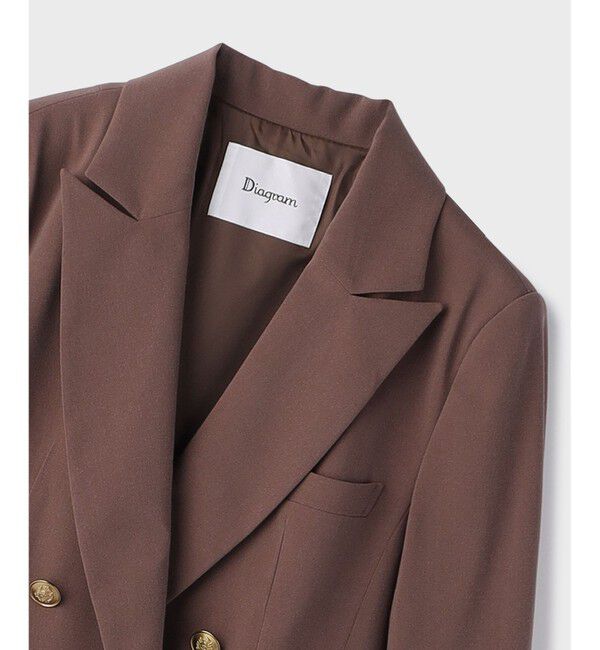 Diagram「バックベンツダブルジャケット」|テーラードジャケット|