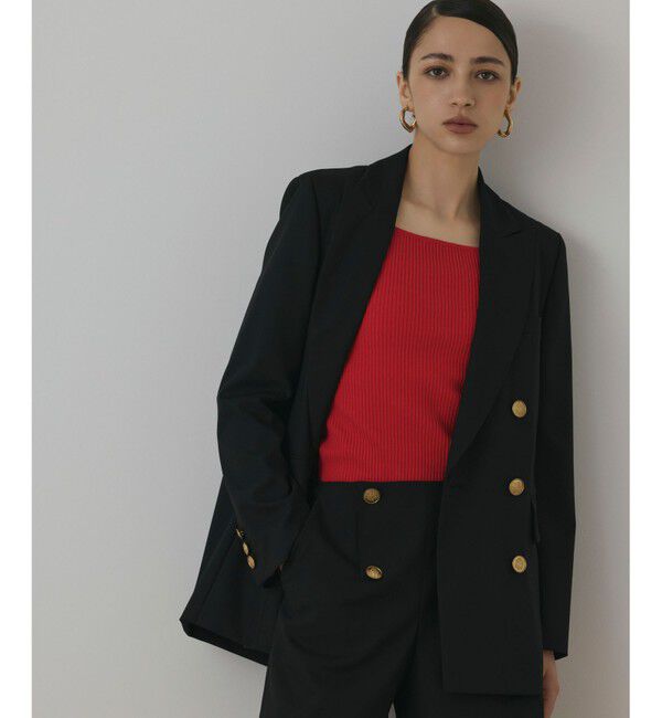 Diagram「バックベンツダブルジャケット」|テーラードジャケット|ブラック