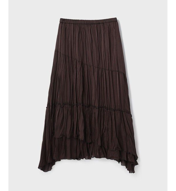 GRACE CONTINENTAL「ワッシャープリーツスカート」|スカート|