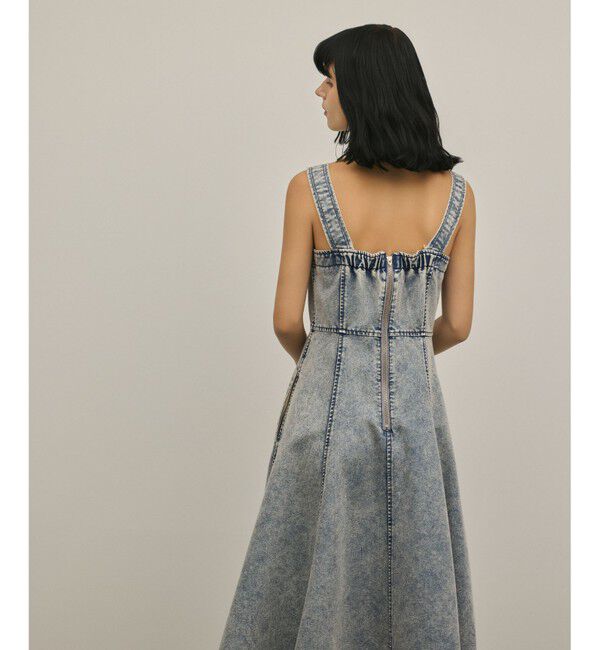 GRACE CONTINENTAL「ハンカチーフヘムデニムワンピース」|ワンピース|