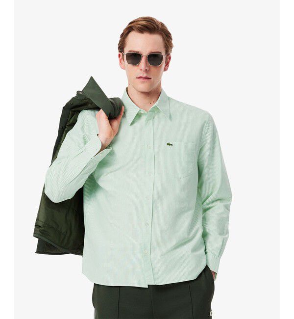 LACOSTE「オックスフォードストライプシャツ」|シャツ・ブラウス|