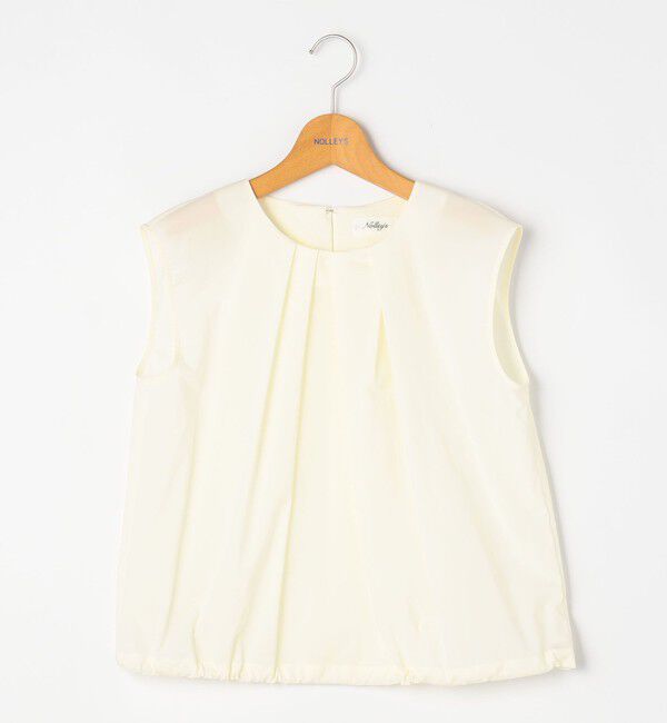 NOLLEY'S「《セットアップ対応》撥水ストレッチタフタタックブラウス」|シャツ・ブラウス|