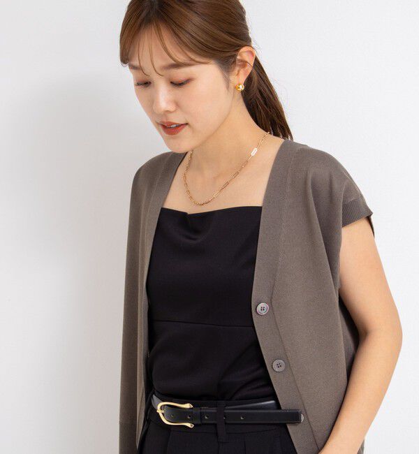 NOLLEY'S sophi「アジャスター付サテンスムースキャミ」|キャミソール|