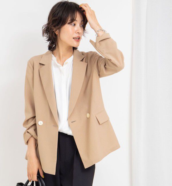 NOLLEY'S「ウォッシャブルエコボイルテーラードジャケット」|テーラードジャケット|