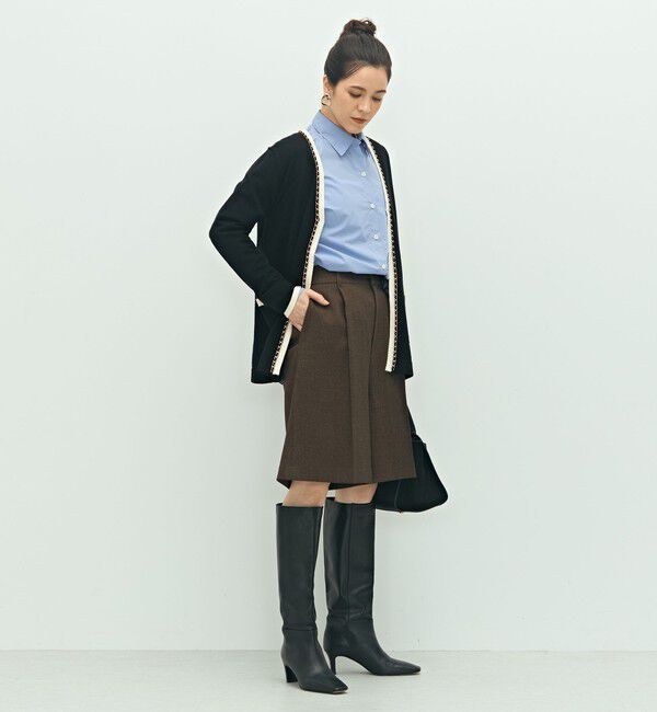 NOLLEY'S「《セットアップ対応》ウォッシャブルウール調ストレッチハーフパンツ」|その他|