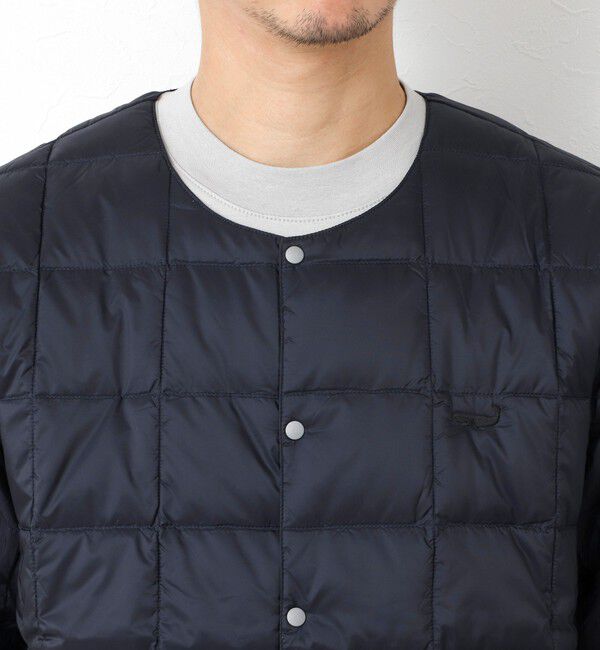NOLLEY'S goodman「【TAION/タイオン】別注クジラ刺繍CREW NECK BUTTON DOWN JACKET」|ダウン|