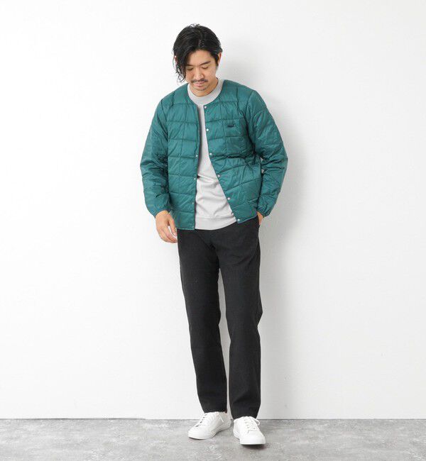 NOLLEY'S goodman「【TAION/タイオン】別注クジラ刺繍CREW NECK BUTTON DOWN JACKET」|ダウン|