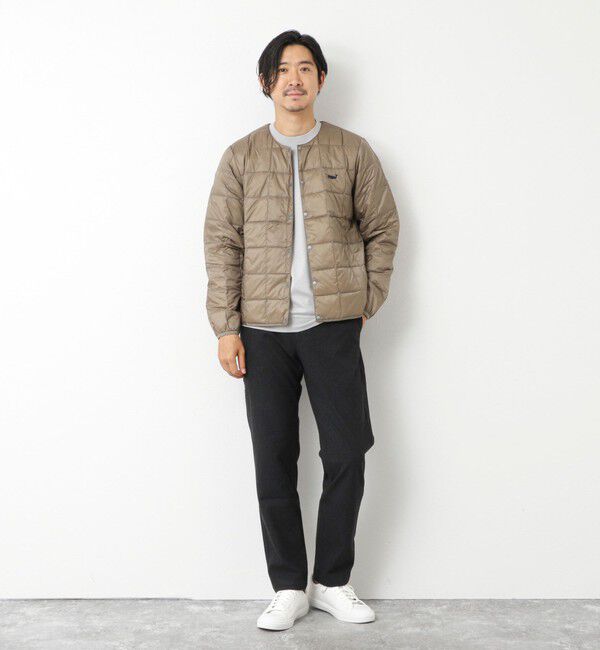 NOLLEY'S goodman「【TAION/タイオン】別注クジラ刺繍CREW NECK BUTTON DOWN JACKET」|ダウン|