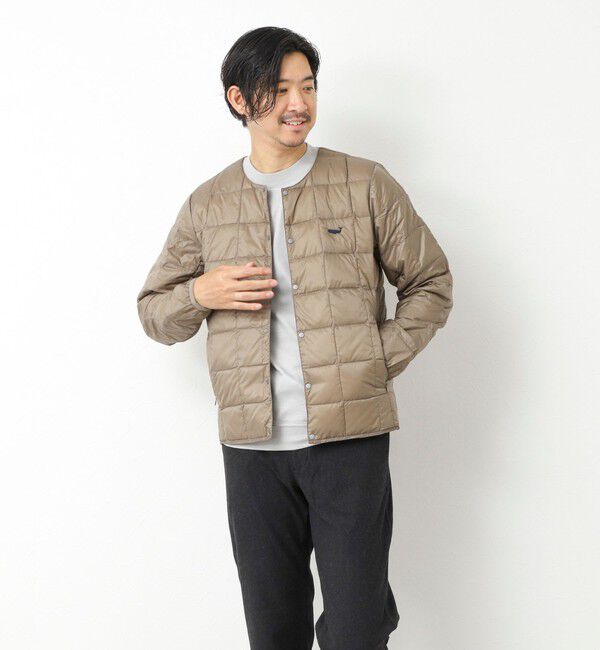NOLLEY'S goodman「【TAION/タイオン】別注クジラ刺繍CREW NECK BUTTON DOWN JACKET」|ダウン|