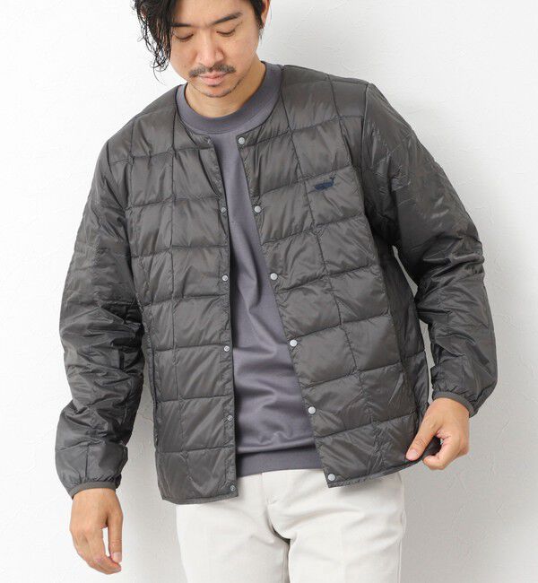 NOLLEY'S goodman「【TAION/タイオン】別注クジラ刺繍CREW NECK BUTTON DOWN JACKET」|ダウン|