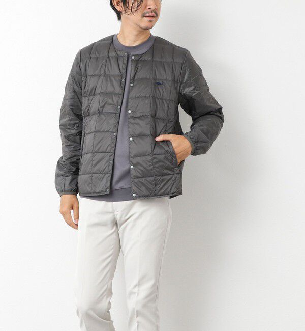 NOLLEY'S goodman「【TAION/タイオン】別注クジラ刺繍CREW NECK BUTTON DOWN JACKET」|ダウン|