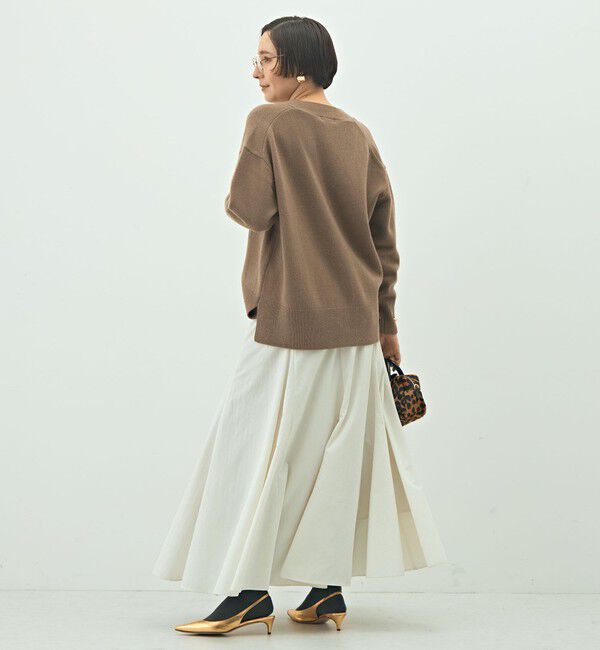 NOLLEY'S「5GノアリスゆったりVネックカーディガン」|カーディガン|