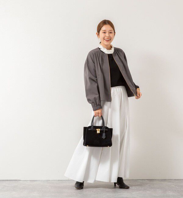 NOLLEY'S「ウォッシャブルジップアップブルゾン」|ブルゾン・スタジャン|