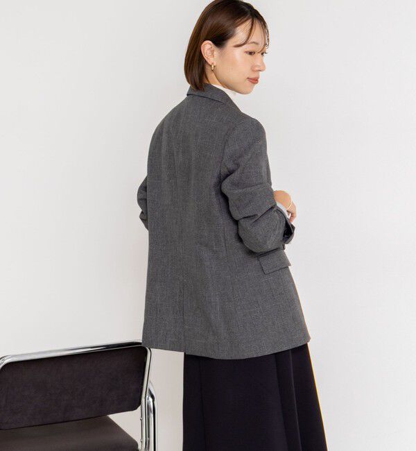 NOLLEY'S sophi「ウォッシャブルシャークダブルジャケット」|テーラードジャケット|