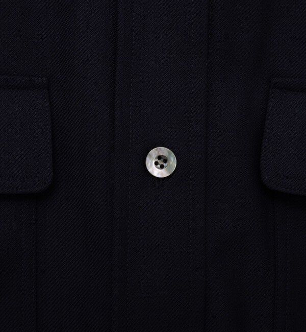 NOLLEY'S sophi「ウォッシャブルウール混ビエラショートシャツ」|シャツ・ブラウス|