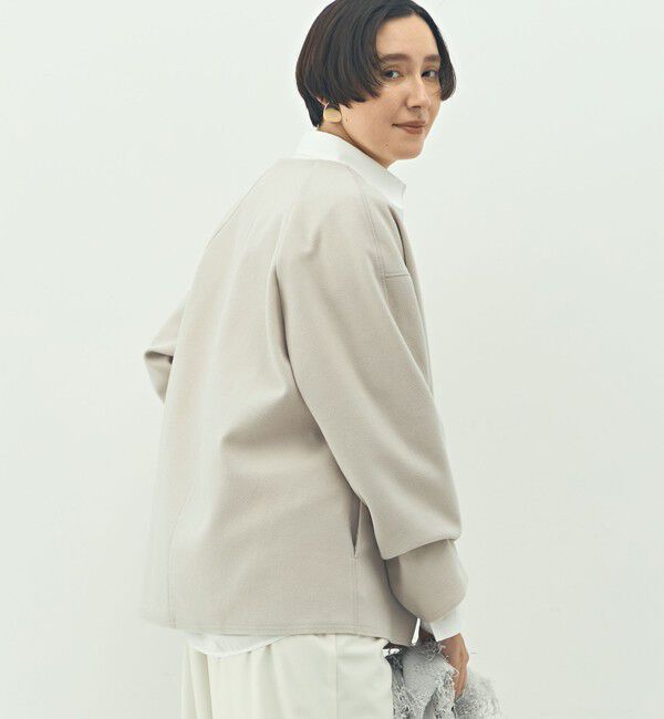 NOLLEY'S「ウォッシャブルストレッチジャージハオリ」|ブルゾン・スタジャン|