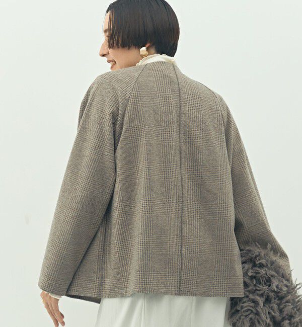 NOLLEY'S「ウォッシャブルストレッチジャージハオリ」|ブルゾン・スタジャン|