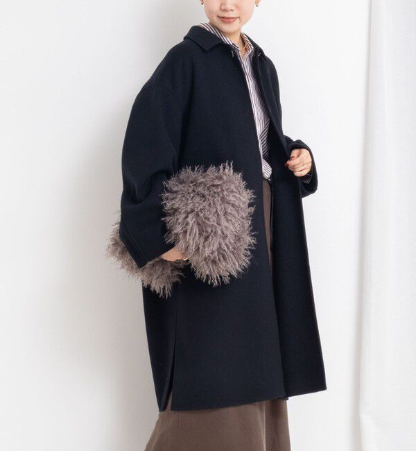 NOLLEY'S sophi「SUPER140リバーステンカラーコート」|ステンカラーコート|