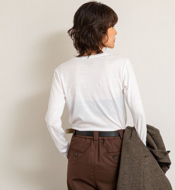 MAQWEL「【MAQWEL/マクウェル】MARUDOロングスリーブTee」|Tシャツ・カットソー|