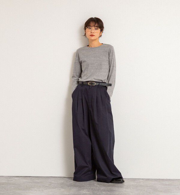 MAQWEL「【MAQWEL/マクウェル】MARUDOロングスリーブTee」|Tシャツ・カットソー|