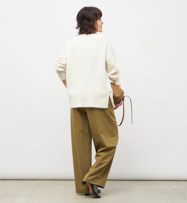 NOLLEY'S sophi「カシミヤ混ヘアリークルーネックプルオーバー」|ニット・セーター|