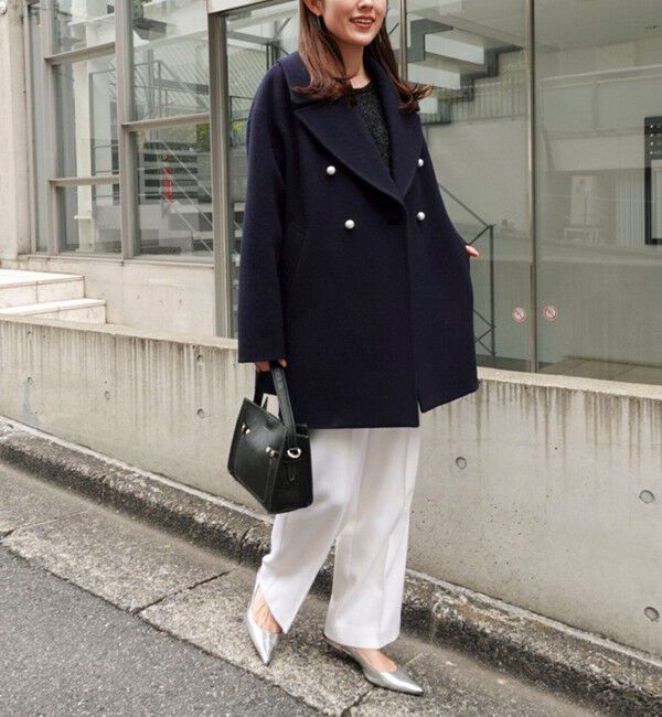 NOLLEY'S「【一部WEB限定アイテム】SP140リバーコート起毛メルトン仕上げ」|その他|