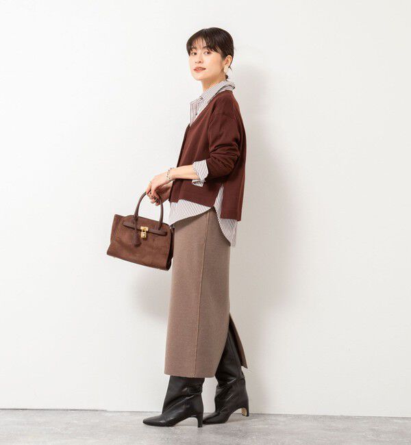 NOLLEY'S「【一部WEB限定カラー＆サイズ】ウォッシャブルＷジャージタイトスカート」|タイト|